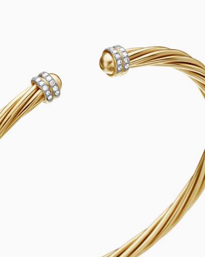 Helena Collection for Women Helena Bracelet 18K Yellow Gold with Diamonds, 4mm