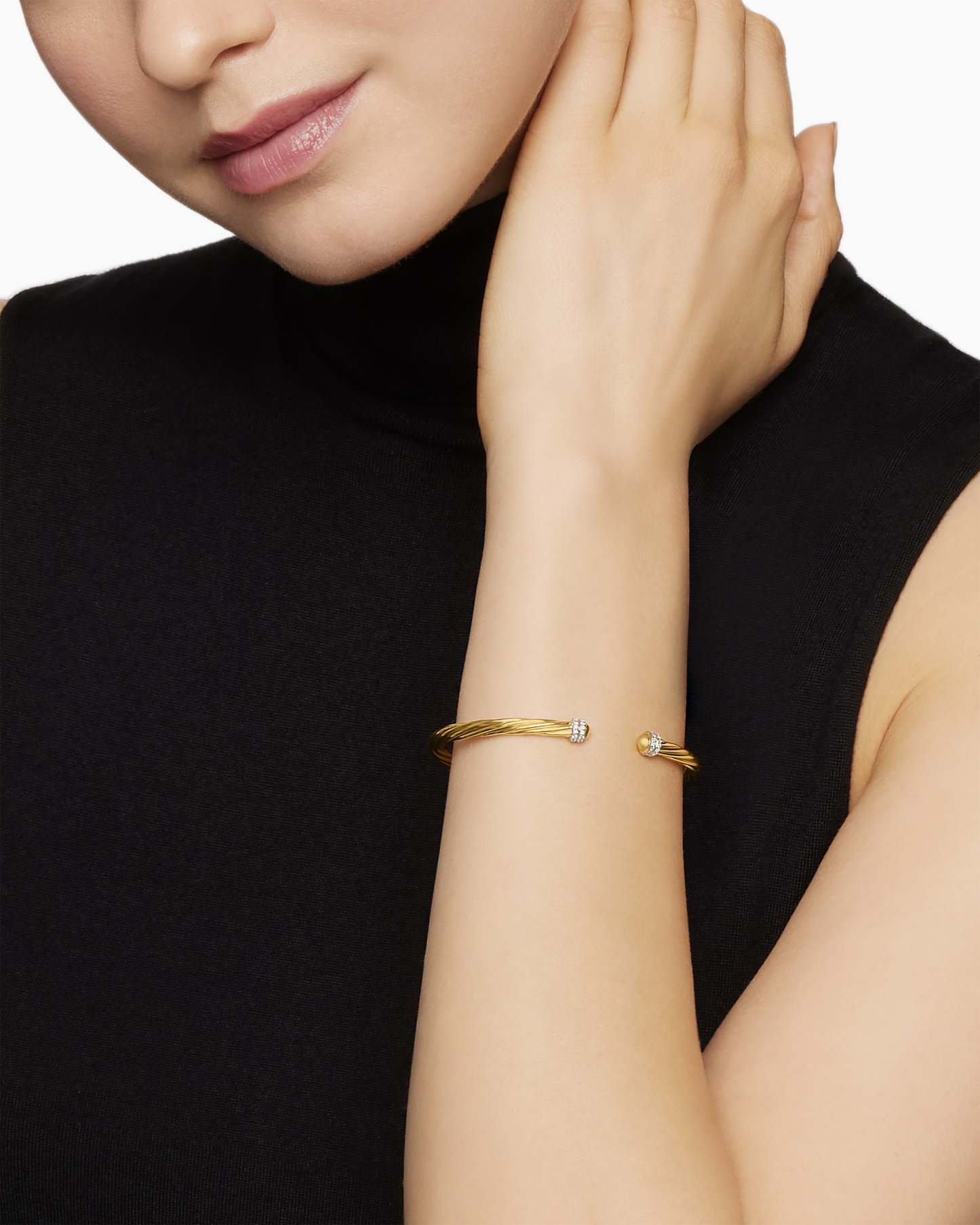 Helena Collection for Women Helena Bracelet 18K Yellow Gold with Diamonds, 4mm