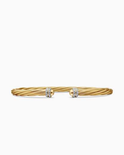 Helena Collection for Women Helena Bracelet 18K Yellow Gold with Diamonds, 4mm