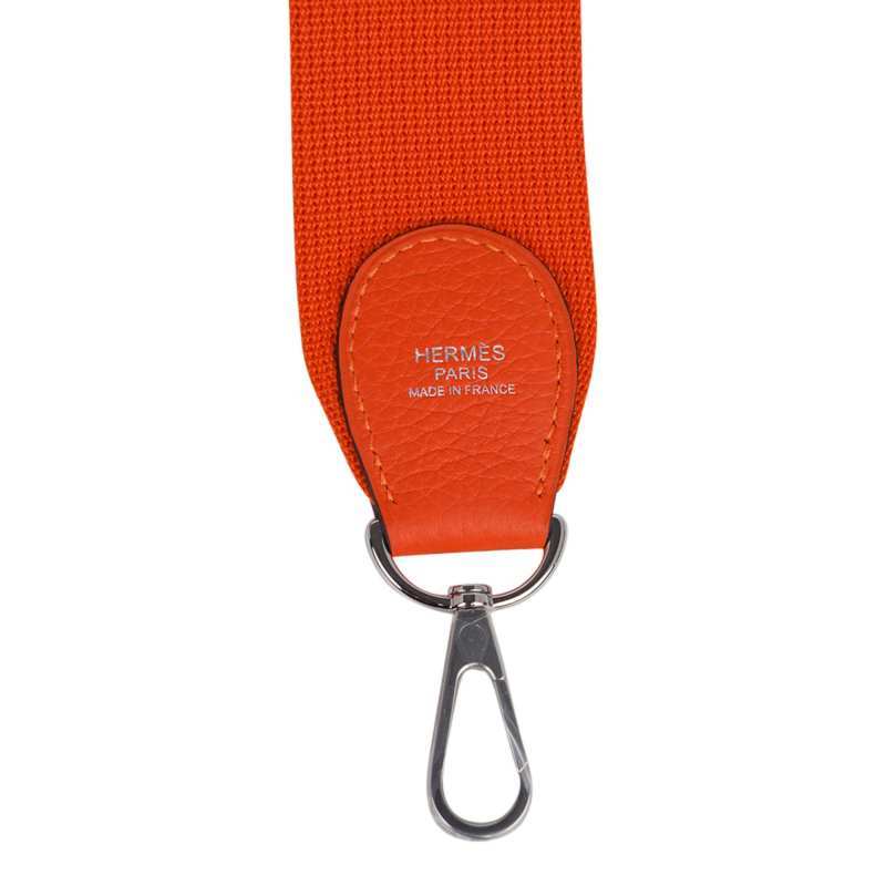 Evelyne PM Bag Feu Orange Palladium Hardware Clemence Leather