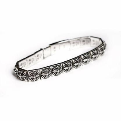 CH PLUS SQUARE PATTERN BRACELET
