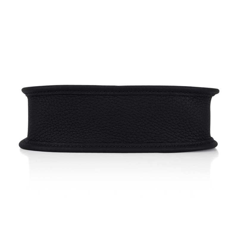 Mini Evelyne TPM Bag Black Clemence Leather with Palladium Hardware