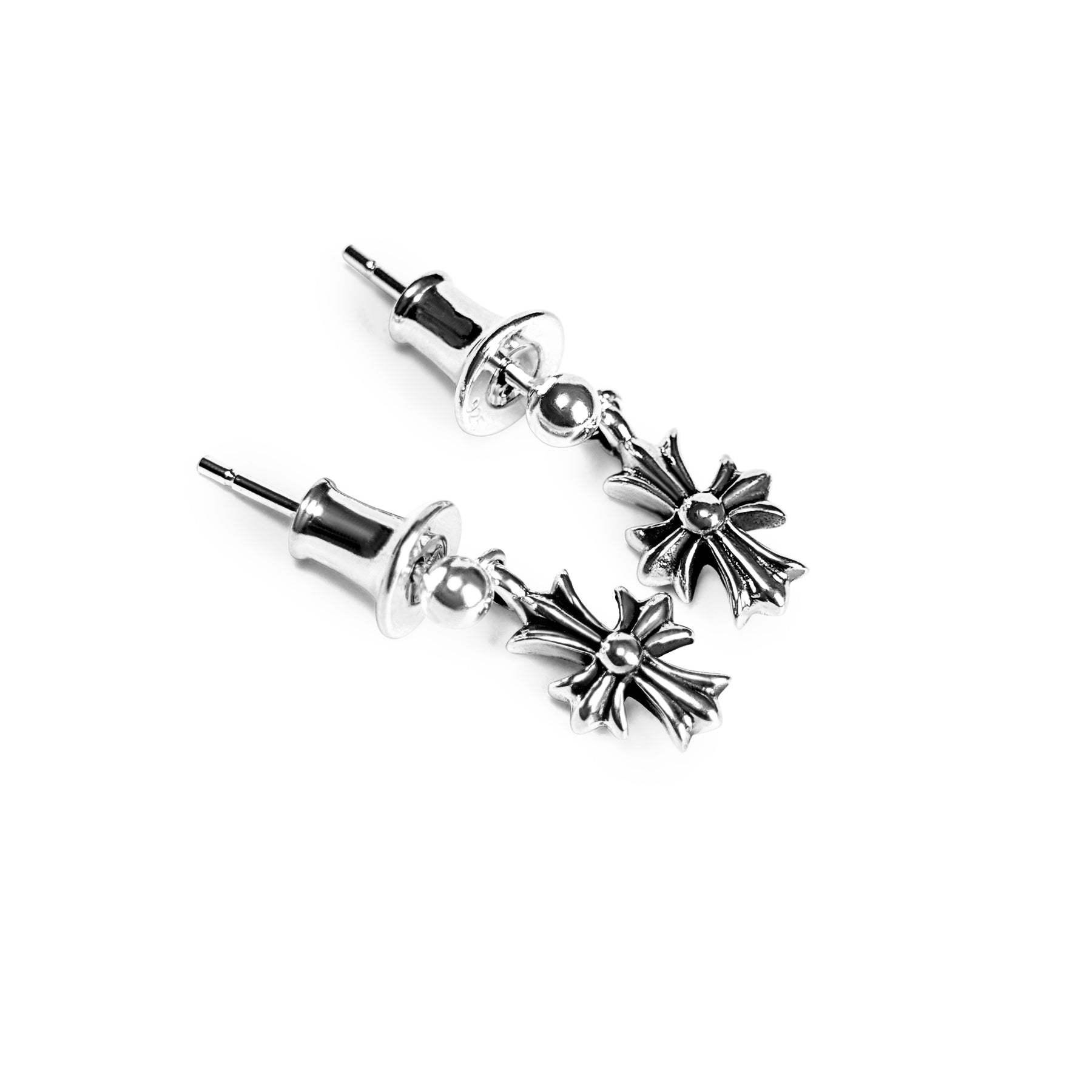 TINY E CH PLUS DROP EARRINGS