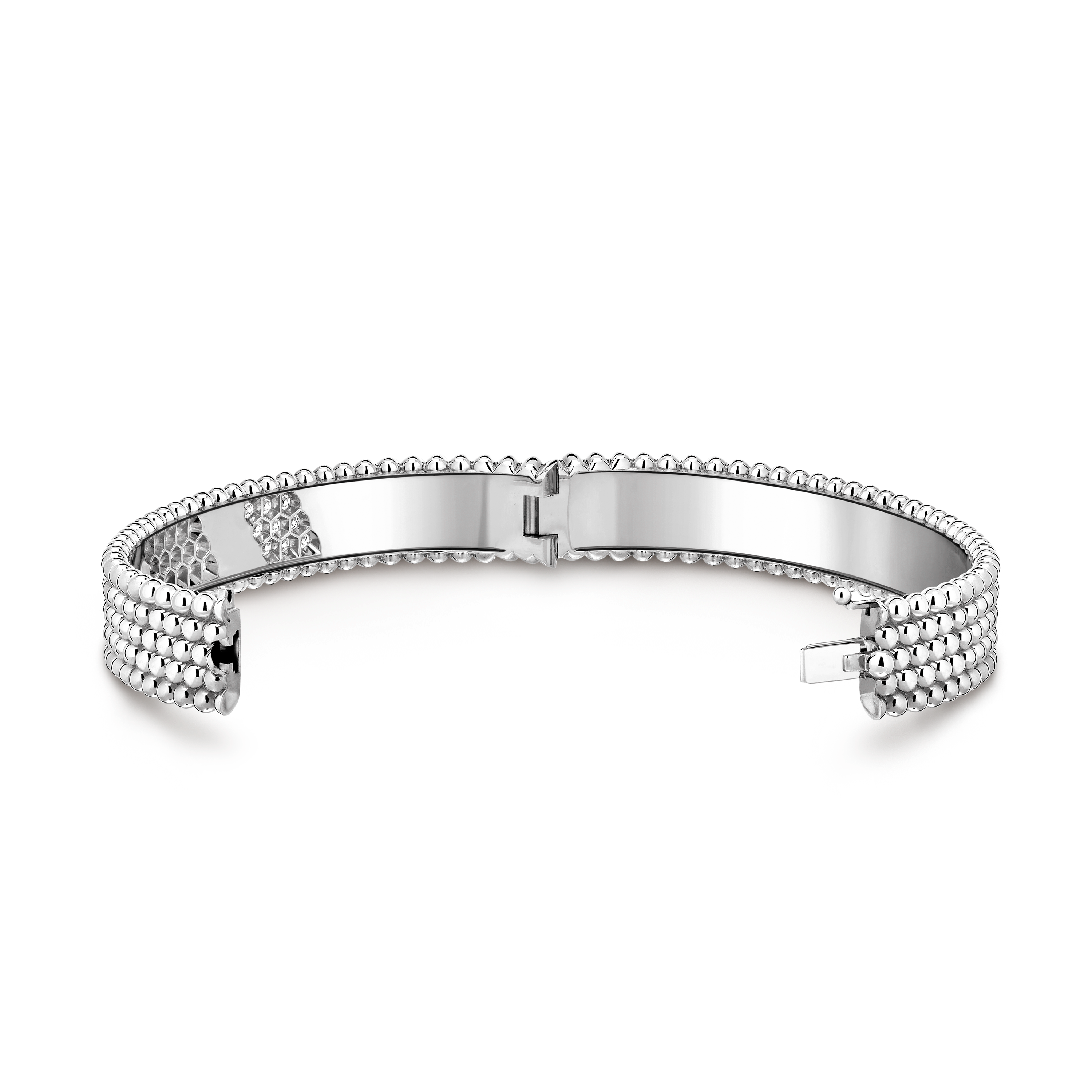 Perlée diamonds bracelet, 5 rows, medium model