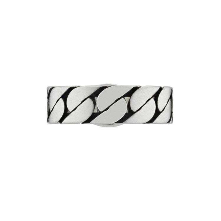 INTERLOCKING G ENAMEL RING