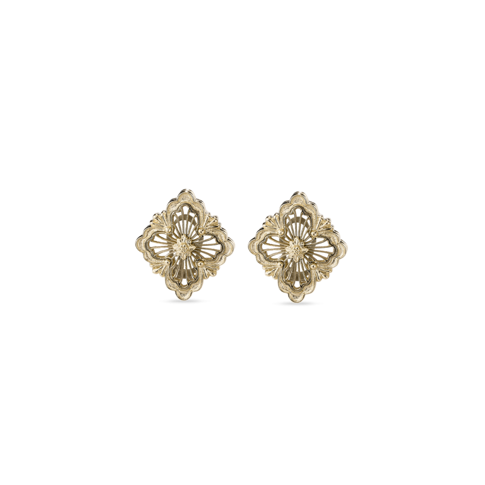 OPERA TULLE YELLOW GOLD EARRINGS WITH CENTERING MORETTE