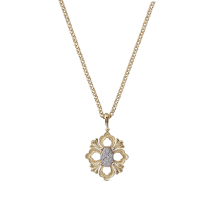 OPERA YELLOW AND WHITE GOLD PENDANT