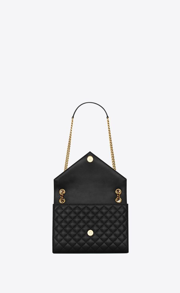 ENVELOPE MEDIUM IN MATELASSÉ LAMBSKIN