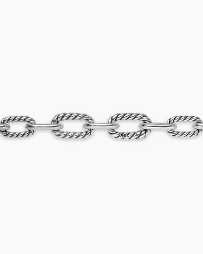 DY Madison® Chain Necklace Sterling Silver with 18K Yellow Gold, 8.5mm