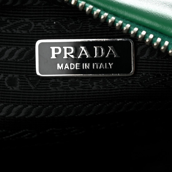 Triangle leather mini-bag