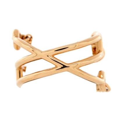 Chaine d'Ancre Chaos Ring 18K Rose Gold with Diamonds Medium