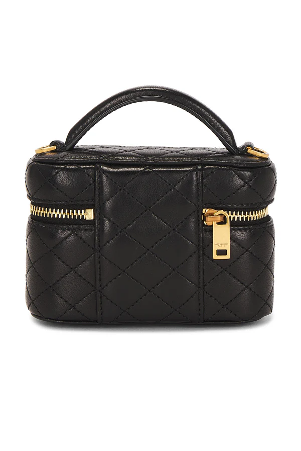Saint Laurent  GABY Lambskin Cosmetic Bag