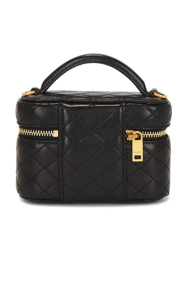 Saint Laurent  GABY Lambskin Cosmetic Bag