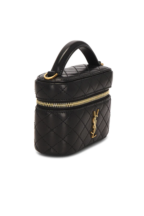 Saint Laurent  GABY Lambskin Cosmetic Bag