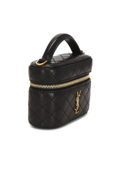 Saint Laurent  GABY Lambskin Cosmetic Bag