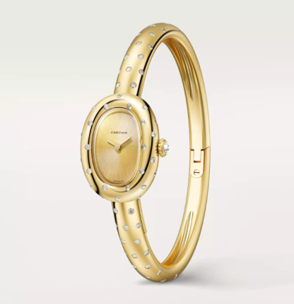BAIGNOIRE WATCH, Mini Model Yellow Gold, Size 17