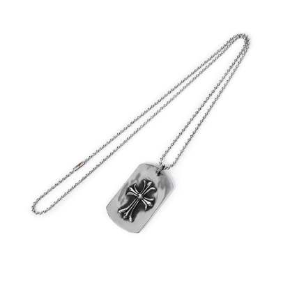 TINY CH CROSS CUTOUT DOG TAG