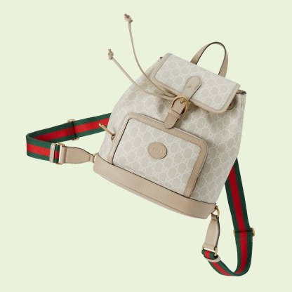 BACKPACK WITH INTERLOCKING G