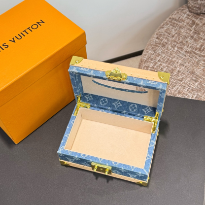 LV Premium Denim Tissue Box