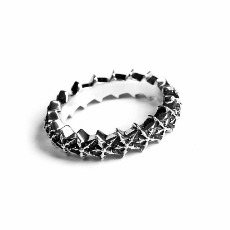 5 SIDED STAR LOOP RING