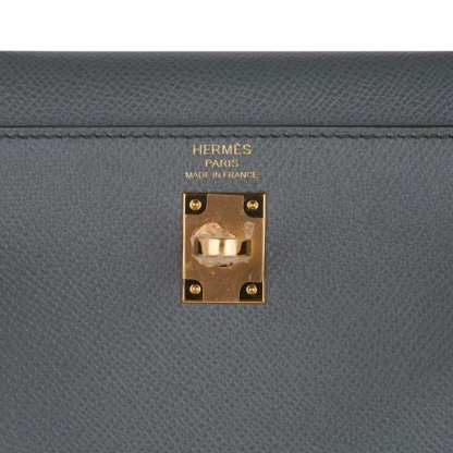 Kelly Sellier 25 Bag Vert Amande Gold Hardware Epsom Leather