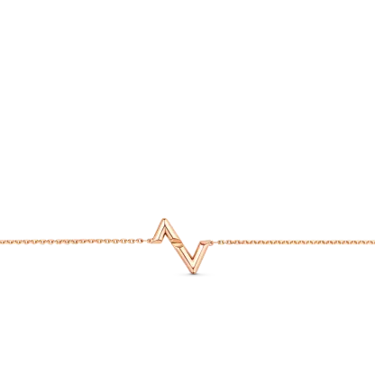 Volt Upside Down Bracelet, Pink Gold