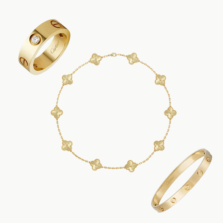 [Copy]3-Piece Set Gold-Love & Luck Gift