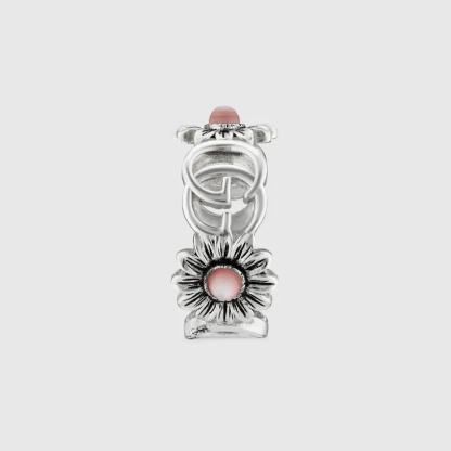 DOUBLE G MOTHER OF PEARL RING