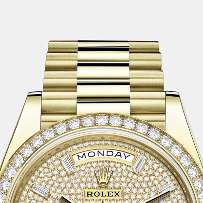 Day-Date, 40mm, 18k Yellow Gold and Diamonds, Ref# 228348rbr-0037