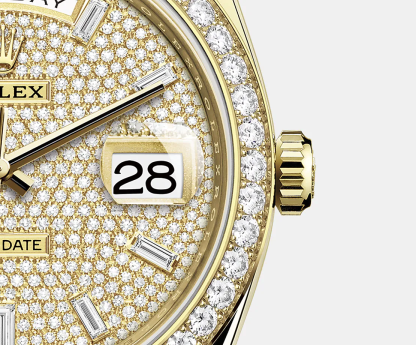 Day-Date, 40mm, 18k Yellow Gold and Diamonds, Ref# 228348rbr-0037