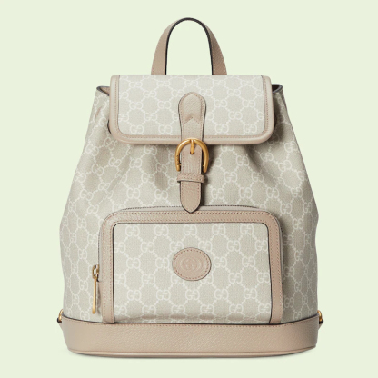 BACKPACK WITH INTERLOCKING G