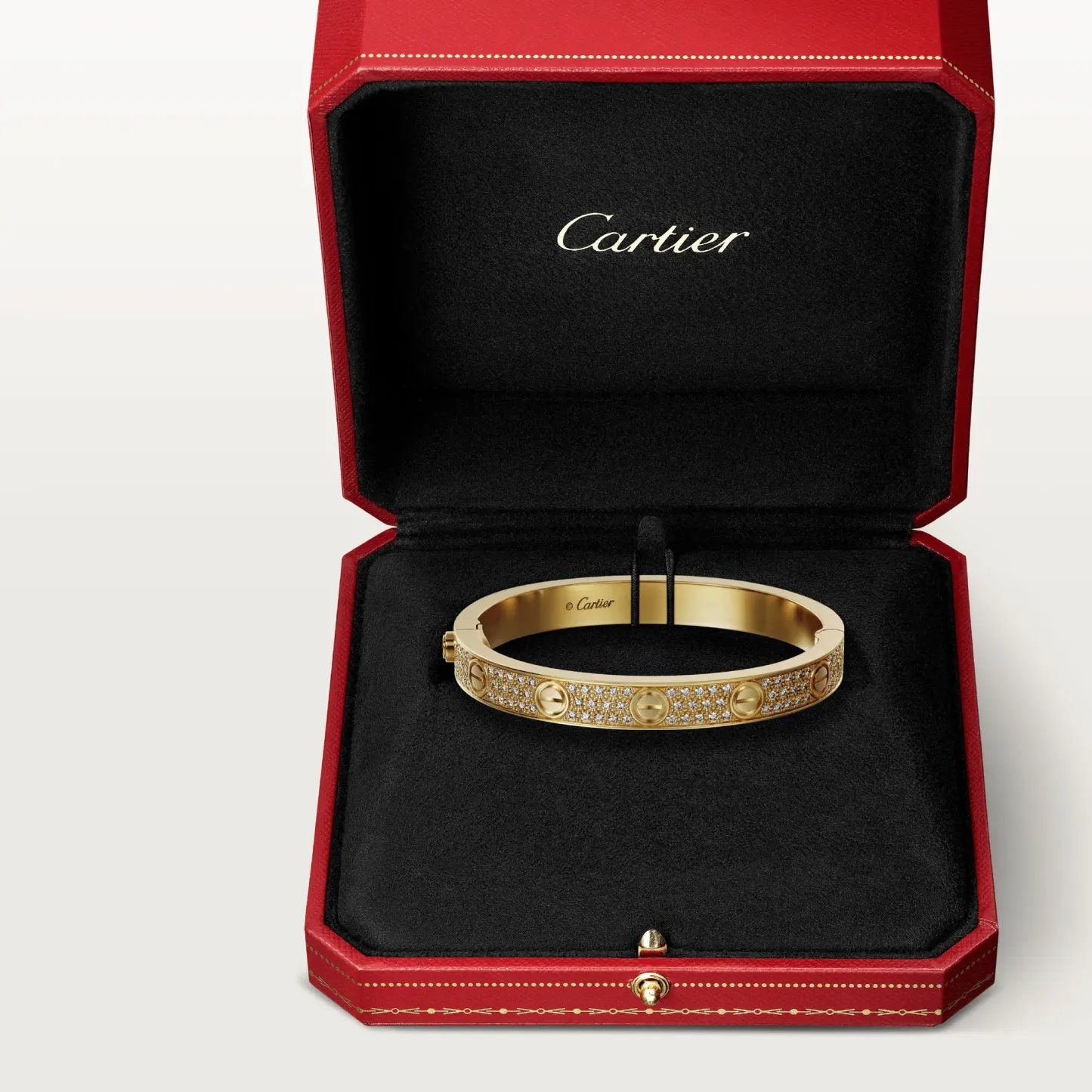 3‑Piece Carthttier Stack – Panthère de Cathtrtier Watch, Love Bracelet & Juste un Clou bracelet