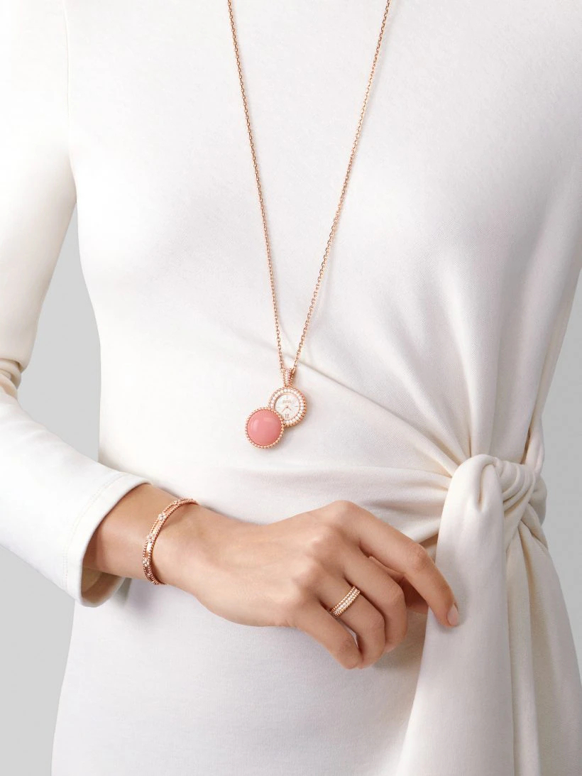 Perlée diamonds ring, 1 row