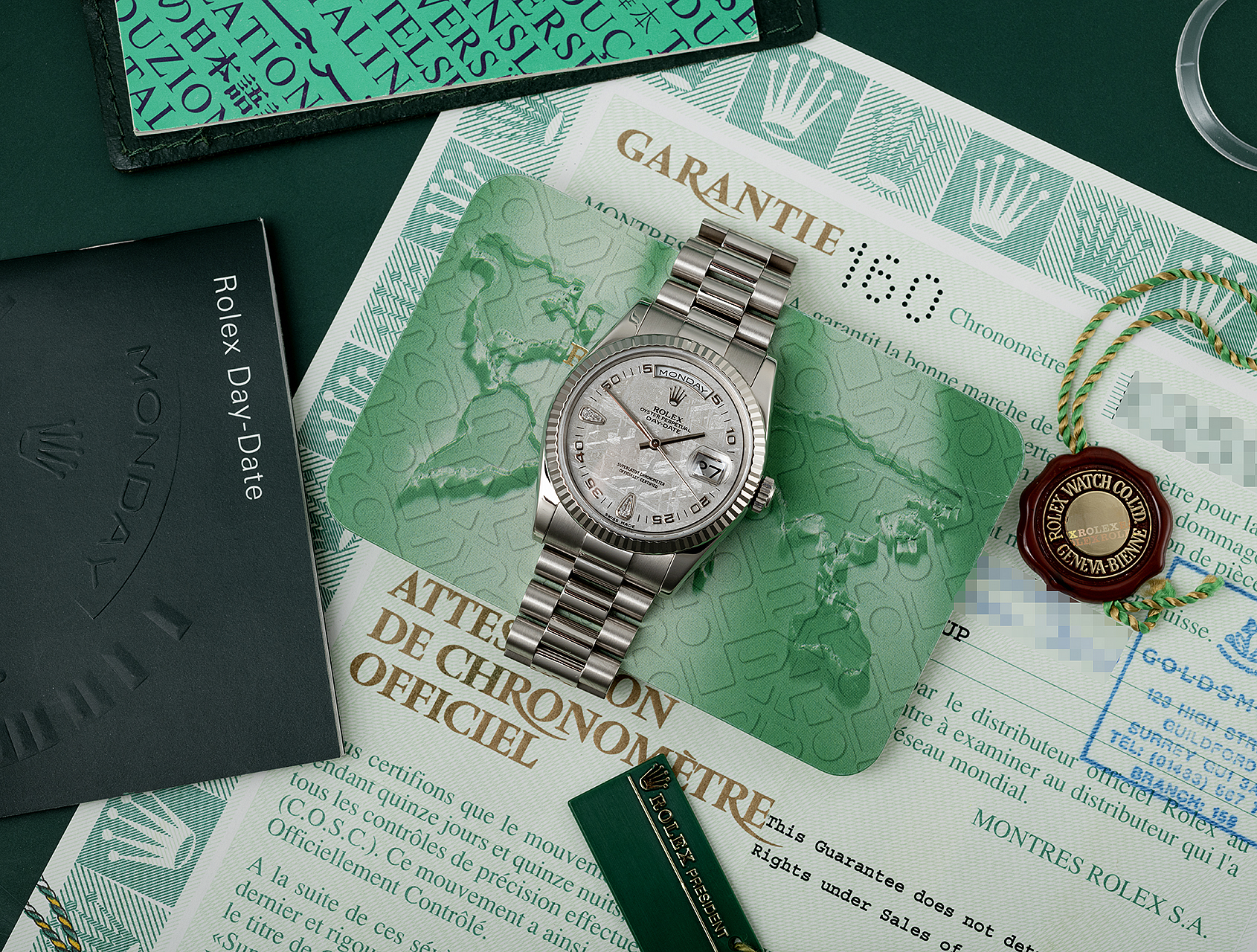 Day-Date Meteorite 118239 - White Gold President