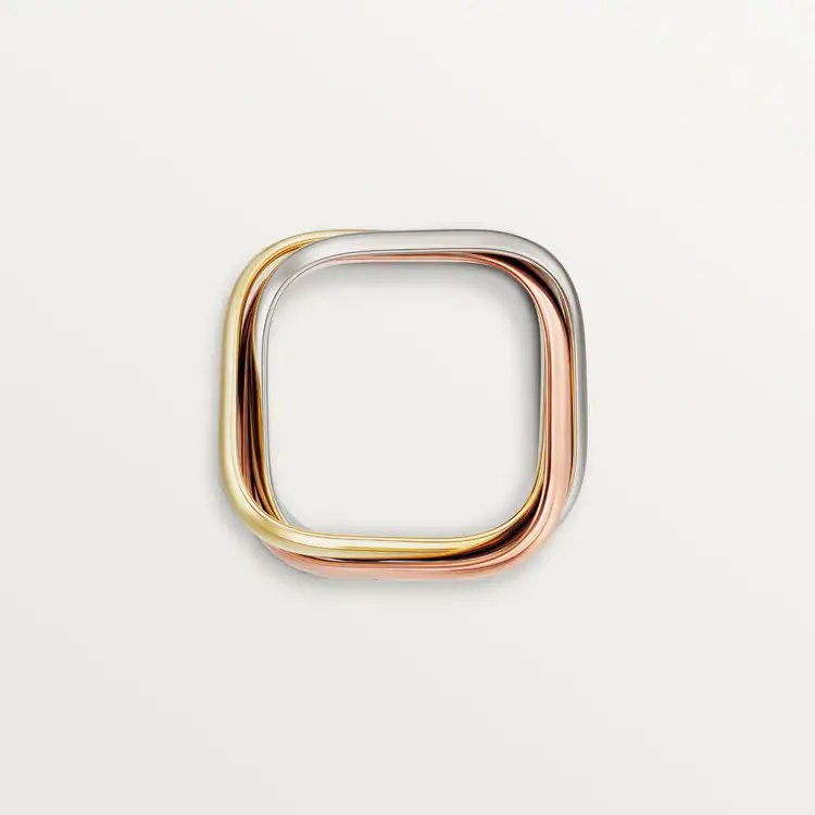 TRINITY CUSHION RING, MEDIUM MODEL