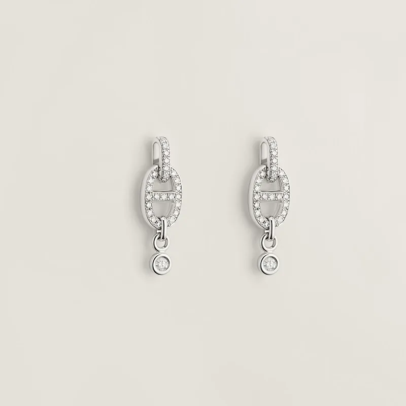 Chaine d'Ancre Enchainee earrings, small model