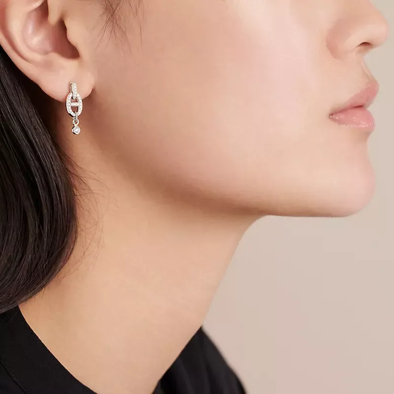 Chaine d'Ancre Enchainee earrings, small model
