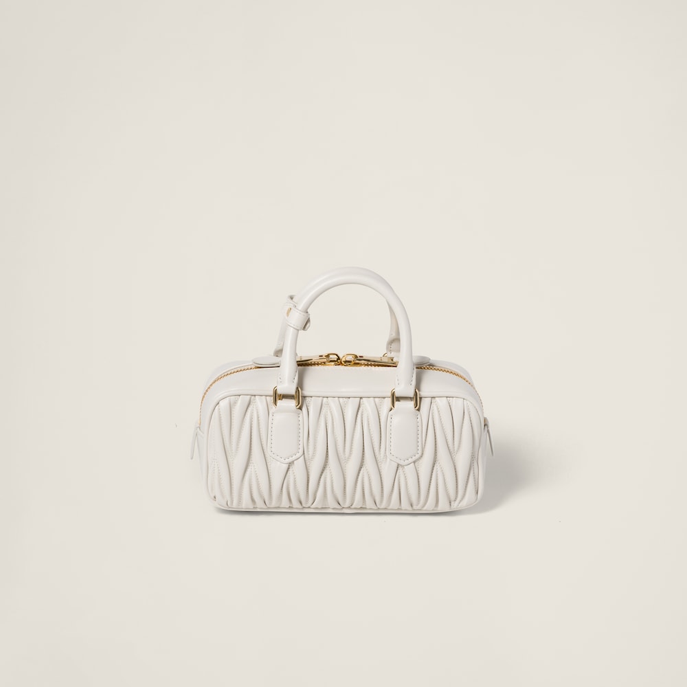 Arcadie matelassé nappa leather bag