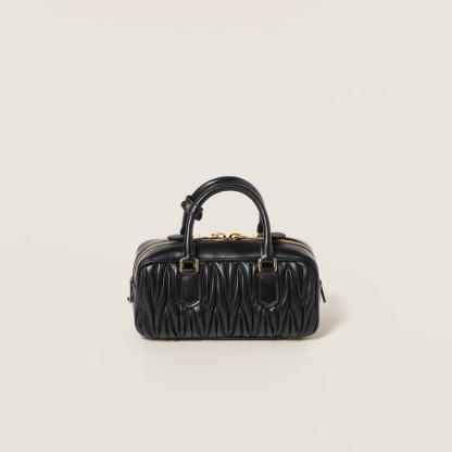 Arcadie matelassé nappa leather bag
