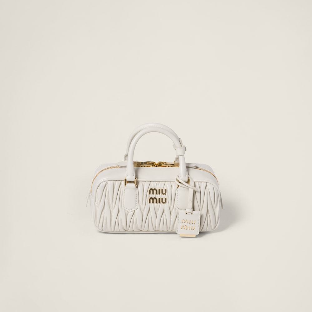 Arcadie matelassé nappa leather bag