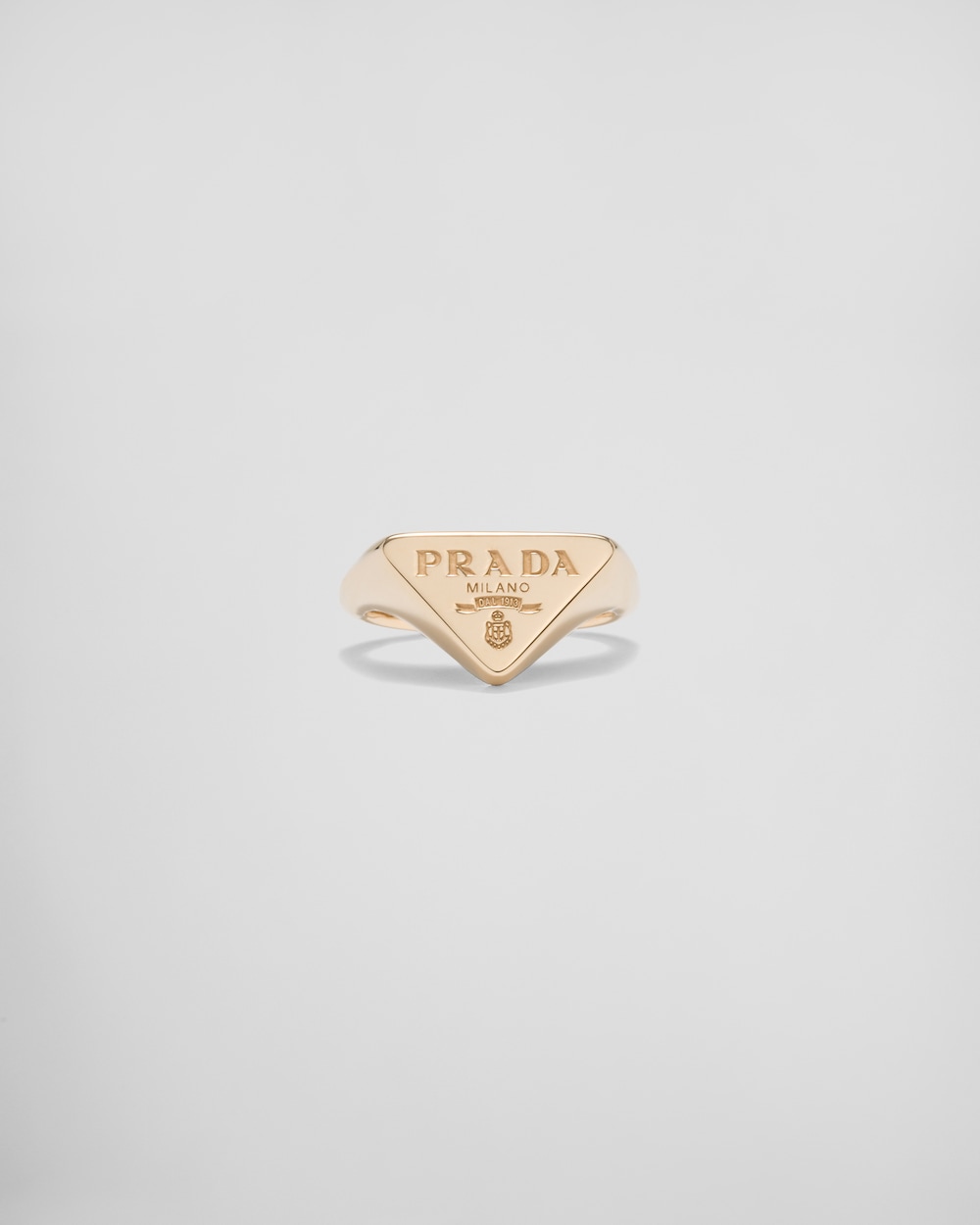Eternal Gold signet ring in yellow gold