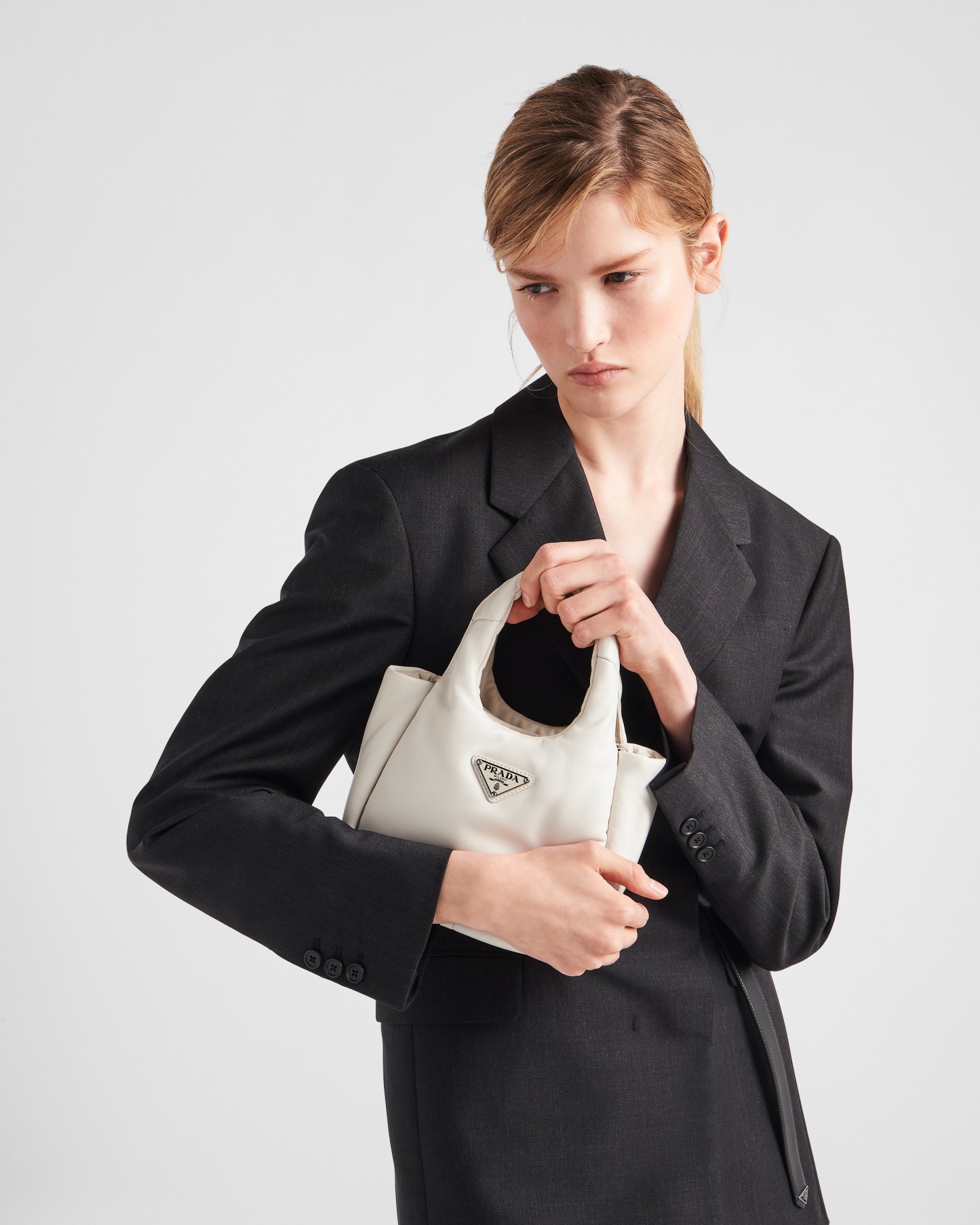 Small padded Prthtada Soft nappa-leather bag