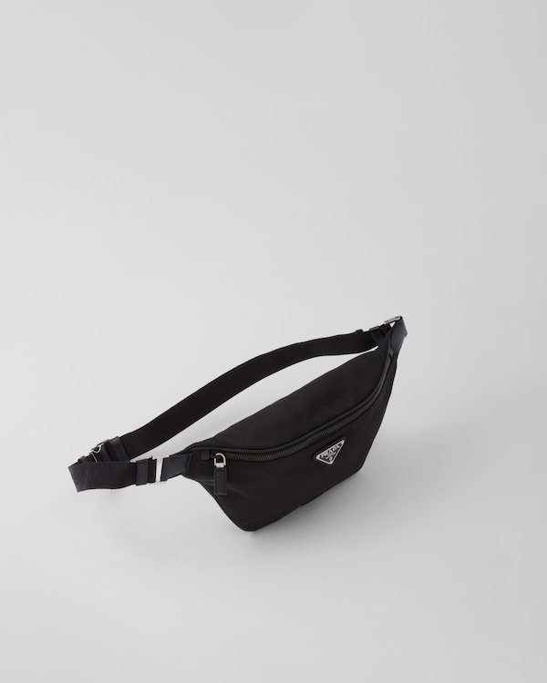 Re-Nylon and Saffiano leather belt bag