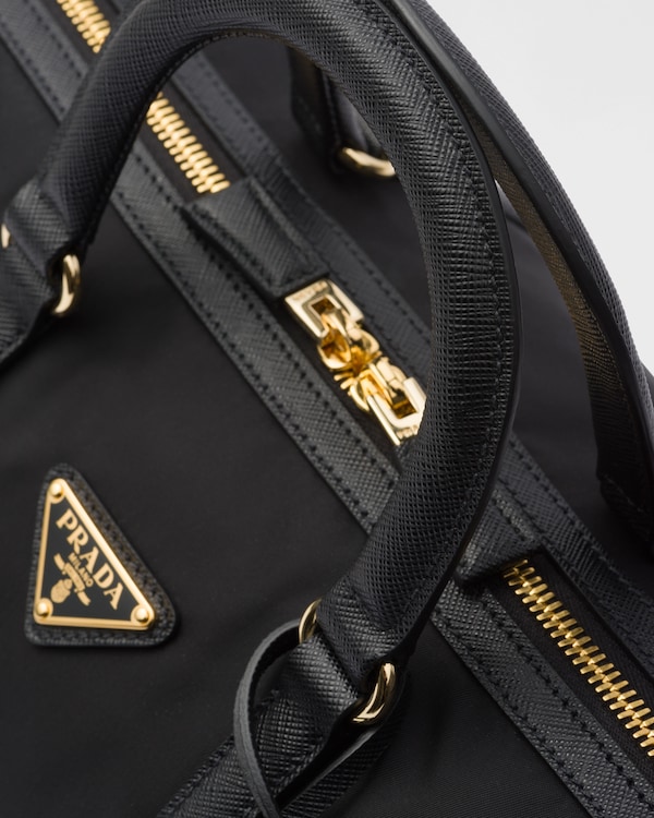 Re-Edition 1978 medium Re-Nylon and Saffiano leather top-handle bag