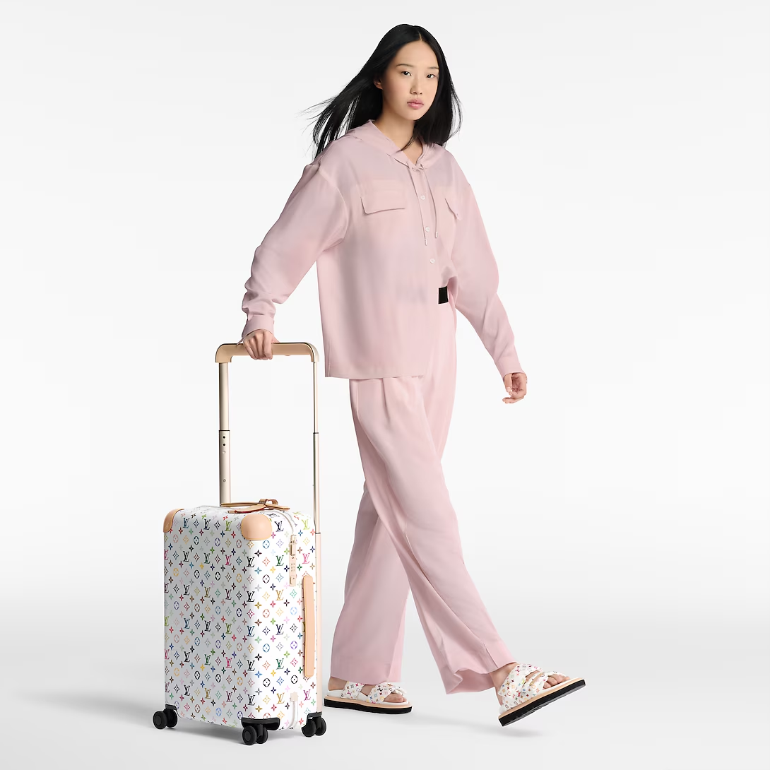 High-end printed travel suitcase