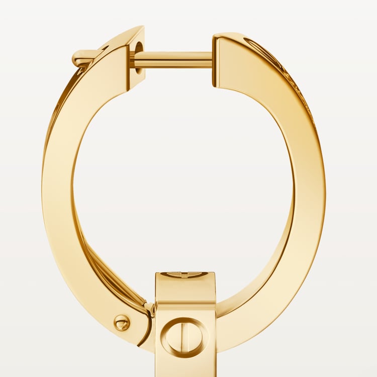 LOVE EARRINGS, MULTIWEAR, HALF-PAVED