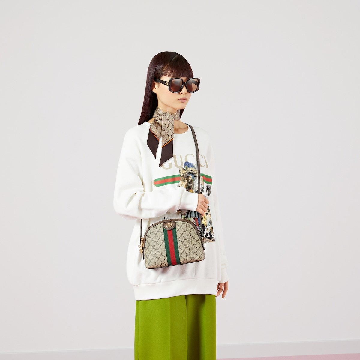 OPHIDIA  SMALL SHOULDER BAG