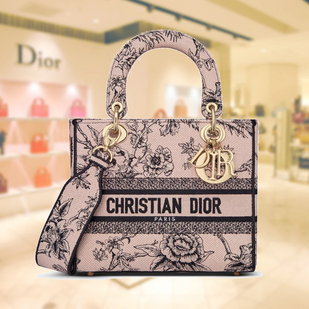 Dior painted handbag