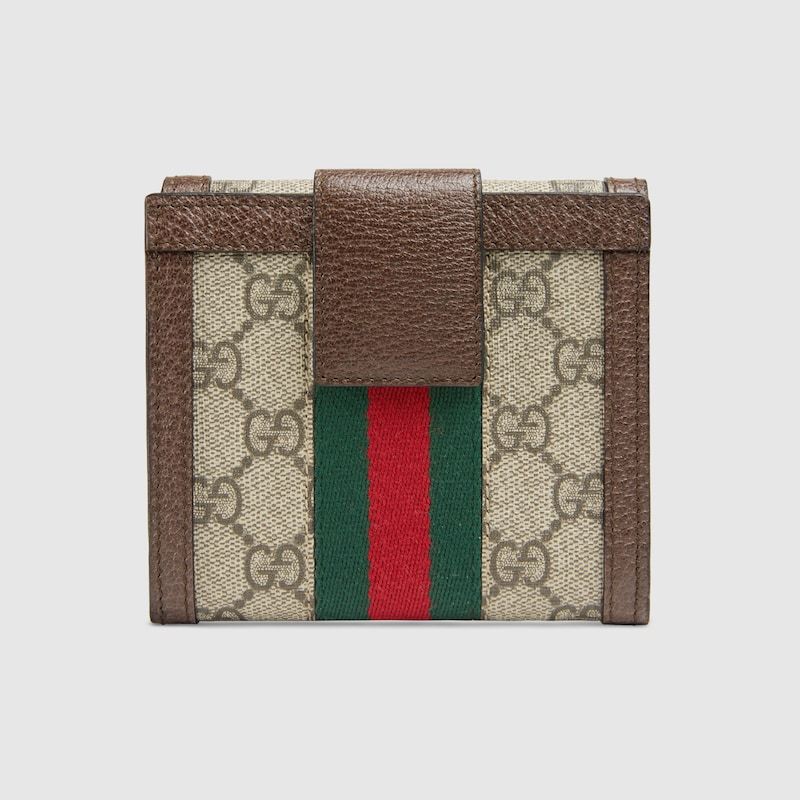 OPHIDIA  FRENCH FLAP WALLET