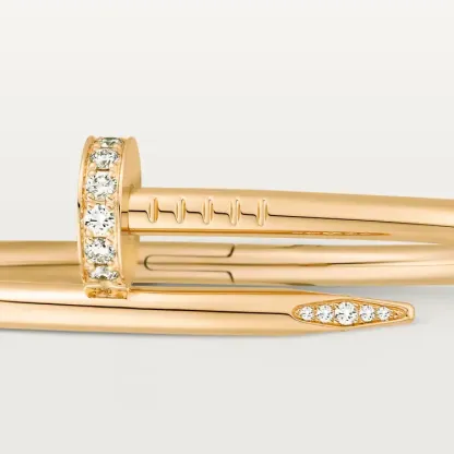 3‑Piece Carthttier Stack –Panthere, Yellow Gold, Diamonds